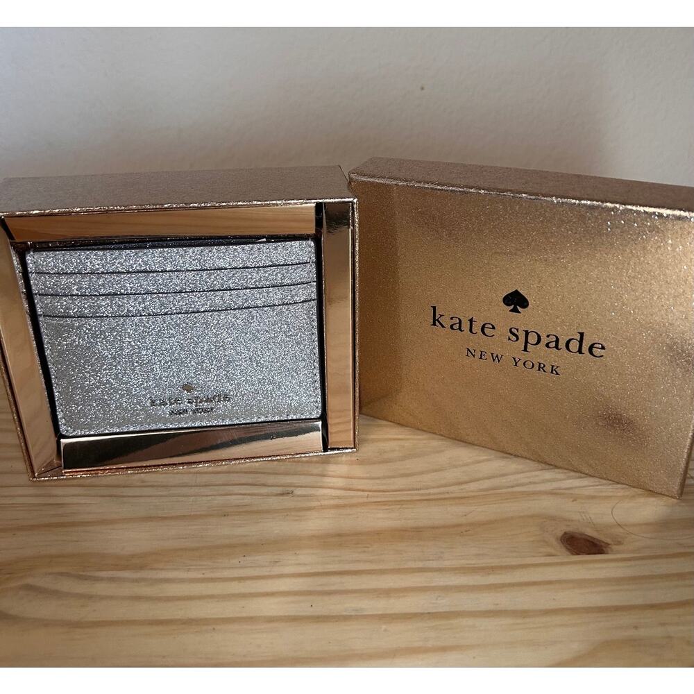NWT Kate Spade Glimmer Card Holder in Box
